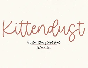 Kittendust font