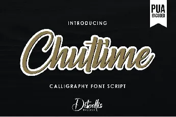 Chuttime Script font