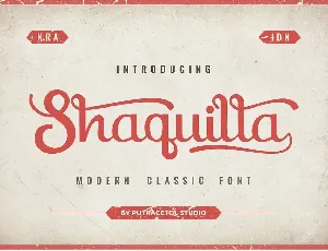 Shaquilla Script font