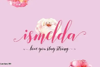 Ismelda Script font