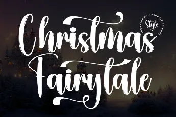 Christmas Fairytale Script font