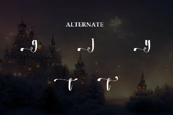 Christmas Fairytale Script font