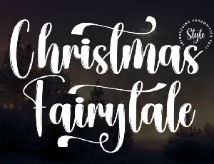 Christmas Fairytale Script font