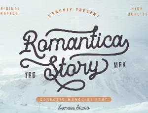 Romantica Story font