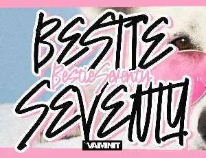 Bestie Seventy font