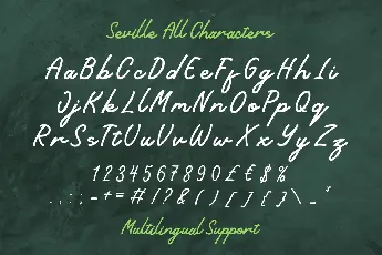 Seville font