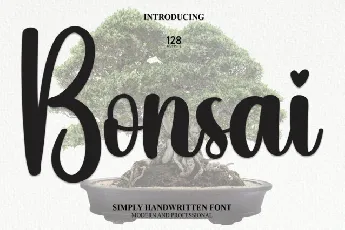 Bonsai Script font