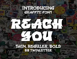 REACH YOU font