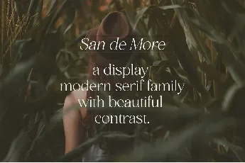 San de More font