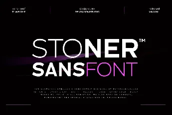 StonerDemo font