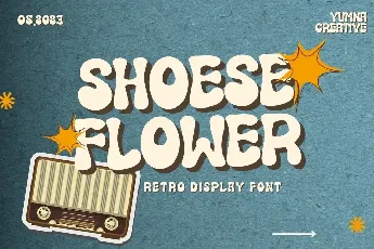 Shoese Flower font