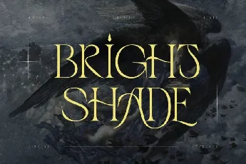 Bright shade font