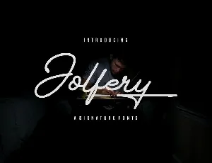 Jolfery font