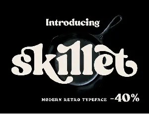 Skillet font