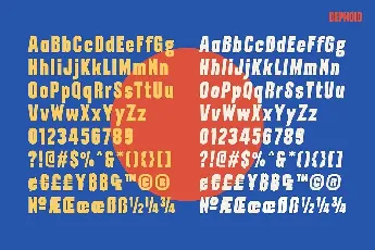 Depnoid font