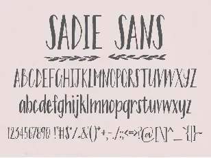 Sadie Sans Free font