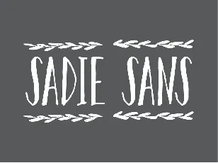 Sadie Sans Free font