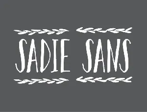 Sadie Sans Free font