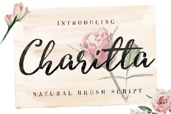 Charitta Organic Script font