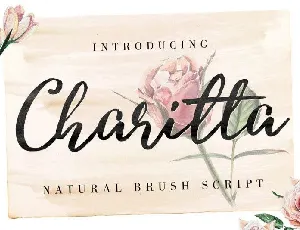 Charitta Organic Script font