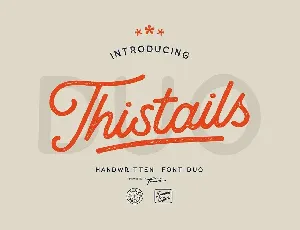 Thistails Duo font