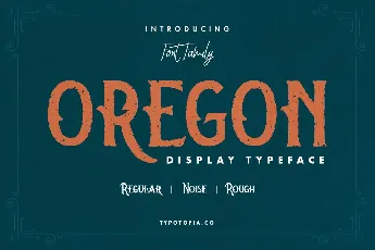 Oregon font