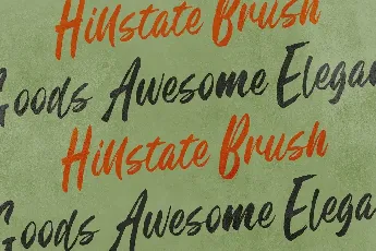 Hillstate Demo font