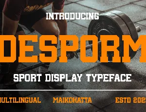 DESPORM font