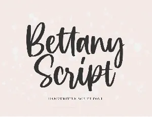 Bettany Script font