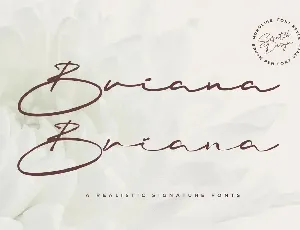 Briana font