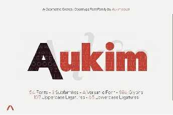 Aukim font