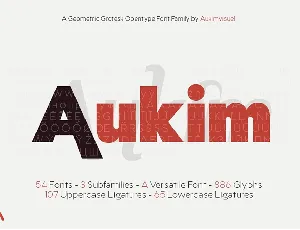 Aukim font