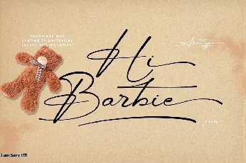 Hi Barbie font