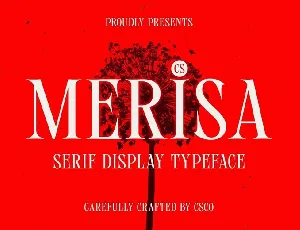 CS Merisa font