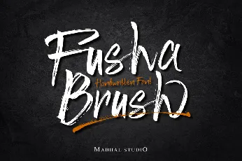 Fusha Brush font