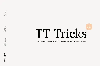 TT Tricks font