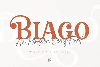 Biago Duo font