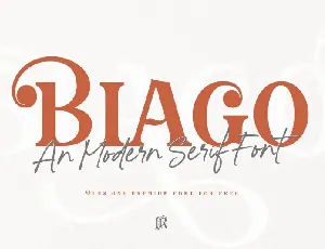 Biago Duo font