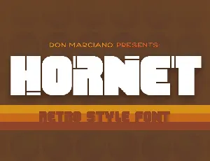 Hornet font