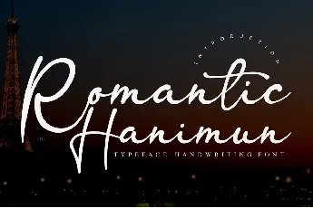 Romantic Hanimun Handwritten Script font