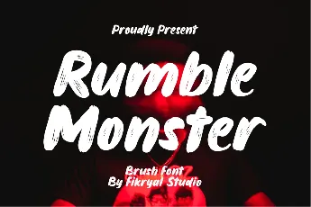 Rumble Monster font