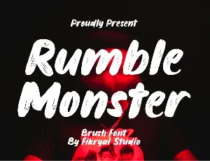 Rumble Monster font