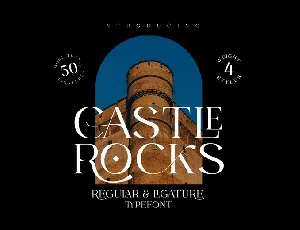 Castle Rocks Family font