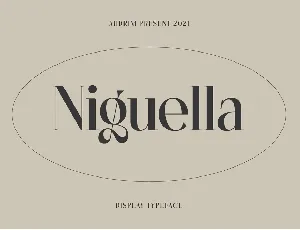 Niguella font