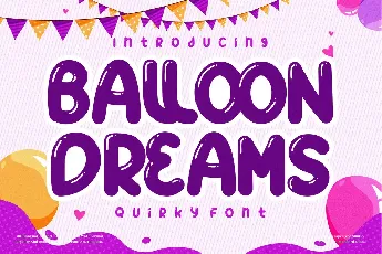 BALLOON DREAMS font