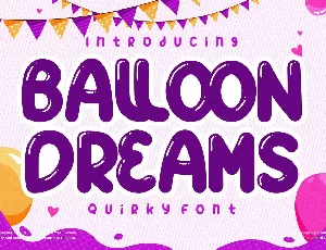 BALLOON DREAMS font