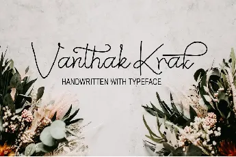 Vanthak Krak font