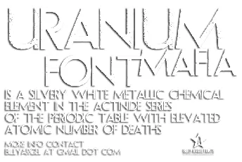 URANIUM MAFIA font