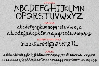 Kooja Luigh Demo font