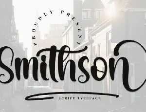 Smithson font